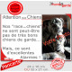 Photo Personnalisable, plaque portail humour PLURIEL "Attention aux Chiens pas bon garde, mais Excellentes Alarmes"