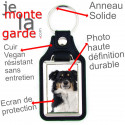 Porte-Clefs cuir vegan, photo Berger Américain TOY