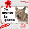 Berger Picard, plaque portail "Je Monte la Garde" 2 tailles LUX D