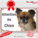 Chihuahua, plaque portail "Attention au Chien" 2 tailles LUX D