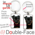 Porte-Clefs Métal, double face photo Brabançon